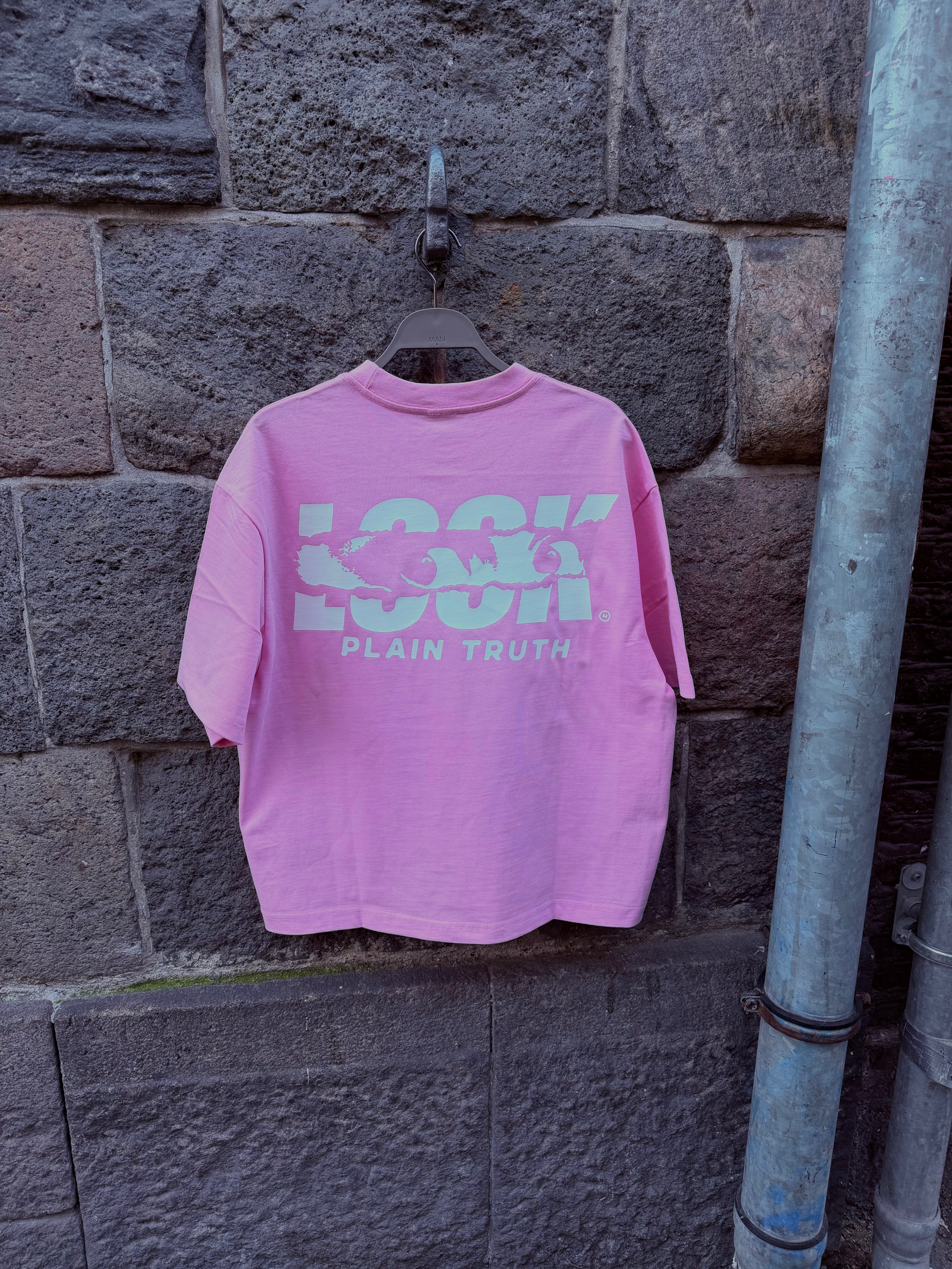 PINK "LOOK" TEE